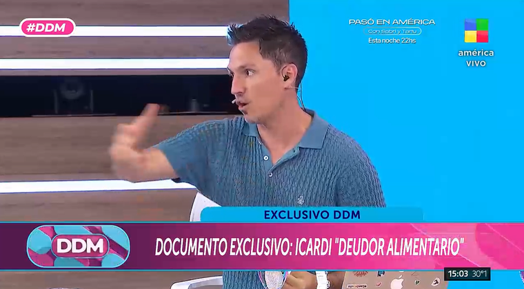 Mauro Icardi recibió un duro revés judicial. Foto: captura de video / América TV. Mauro Icardi recibió un duro revés judicial. Foto: captura de video / América TV.
