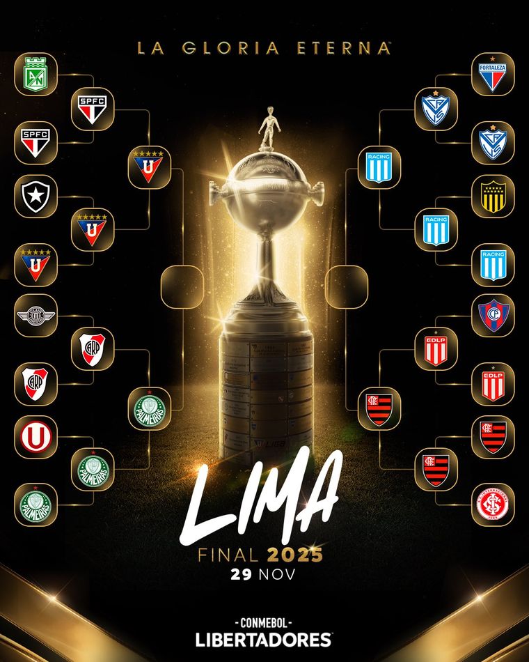 Las semifinales de la Copa Libertadores 2025. Las semifinales de la Copa Libertadores 2025.
