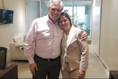 Alberto Fernández y María Magdalena Odarda Foto: Gentileza