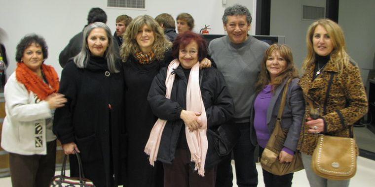 Los socios de Proarte Maipú estuvieron presentes acompañando a Elma. Foto: Gentileza