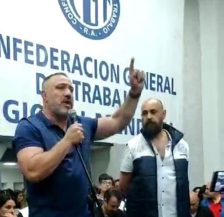 Ricardo Letard, secretario general de la CGT Mendoza, confirmó el paro nacional del 9 de mayo que es convocado por unanimidad de los sindicatos. Foto: Facebook