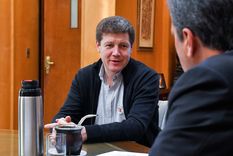 “No me importa si me faltan el respeto a mí, pero no voy a permitir que se lo falten a nuestro pueblo”, sostuvo el gobernador Melella. Foto: TELAM