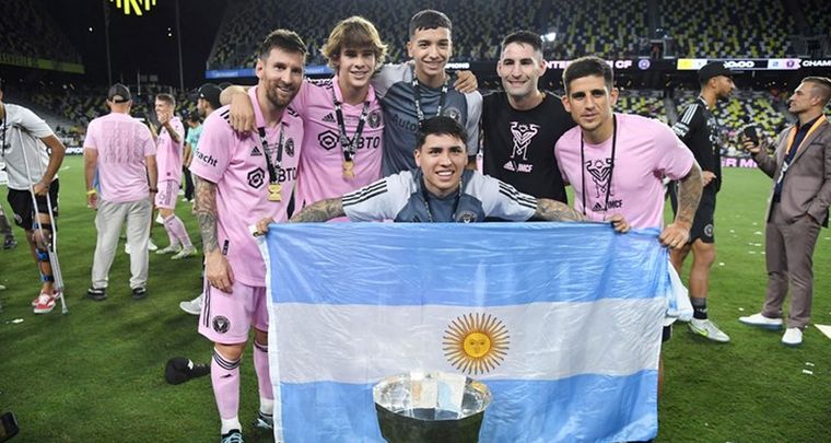 La banda argentina de Inter Miami Foto: @InterMiamiCF