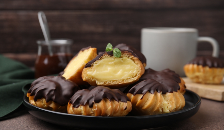 Profiteroles: postre elegante y fácil de preparar Foto: Shutterstock