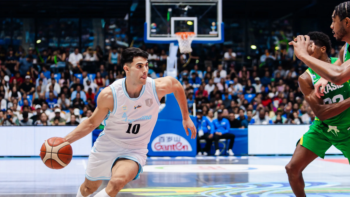 La Selección argentina de básquet cayó con Brasil en la final de la AmeriCup 2025