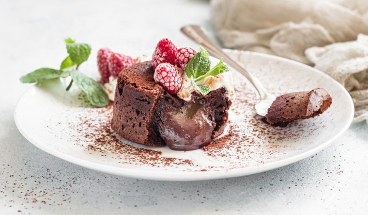 Receta de pastel de lava de chocolate: irresitible tentación Foto: Shutterstock