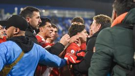 Enzo Pérez fue el protagonista principal de la tarde en el Gambarte.
