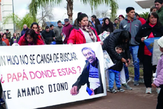 Una de las marchas en Córdoba pidiendo  por la aparición de Héctor Dionisio Aguilar Foto: Gentileza