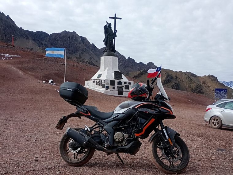 El Encuentro de Motos Cristo Redentor se realiza este fin de semana en Mendoza y, en caravana, se dirigieron a Uspallata para continuar la travesía.
