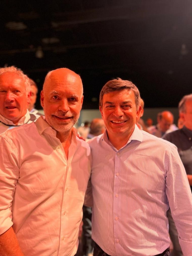 Omar De Marchi y Horacio Rodríguez Larreta Foto: Prensa Omar De Marchi