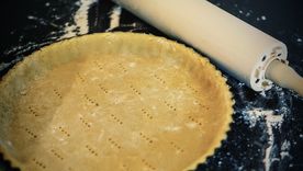 Rceeta de masa de tarta integral sin huevos ni lácteos