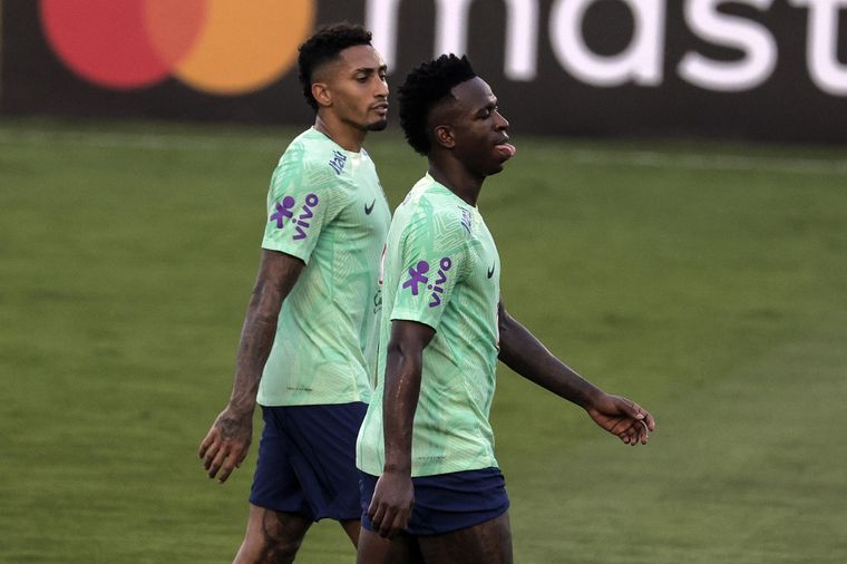 Vinicius Jr no podrá jugar ante Argentina. Foto: EFE
