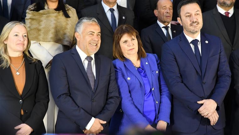 Patricia Bullrich en Mendoza junto a Alfredo Cornejo. Foto: Rodrigo DAngelo / MDZ