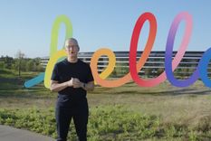El director de Apple, Tim Cook, albergó el evento pregrabado desde la sede de la empresa en Cupertino, California. Foto: APPLE