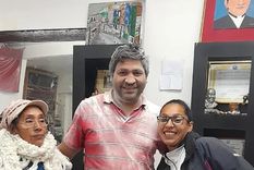 Cesar Sanabria junto a su mama Ramona. Foto: CS