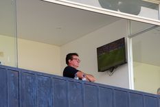 Alfredo Berti fue expulsado ante Argentinos y hoy vio el partido en la tribuna. Foto: ALF PONCE MERCADO / MDZ Alfredo Berti fue expulsado ante Argentinos y hoy vio el partido en la tribuna. Foto: ALF PONCE MERCADO / MDZ