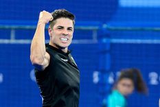 Paillat celebra su gol. Foto: @COI Paillat celebra su gol. Foto: @COI