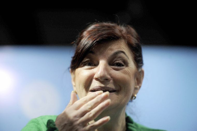 Raquel ´Kelly´ Olmos eligió una controversial respuesta cuando le consultaron a quien votaría en una segunda vuelta entre Patricia Bullrich o Javier Milei Foto: Telam