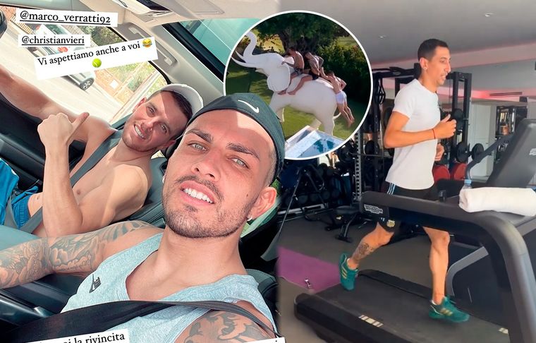 Las vacaciones de la Selección argentina Di María, Paredes y Lo Celso disfrutan de sus vacaciones en Ibiza.