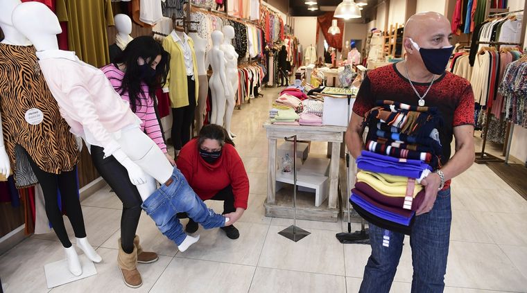Comercio en tiempo de pandemia (imagen ilustrativa). Foto: Télam