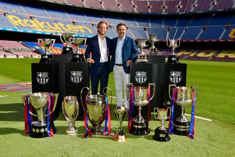 Rakitic Barcelona Foto: @jmbartomeu