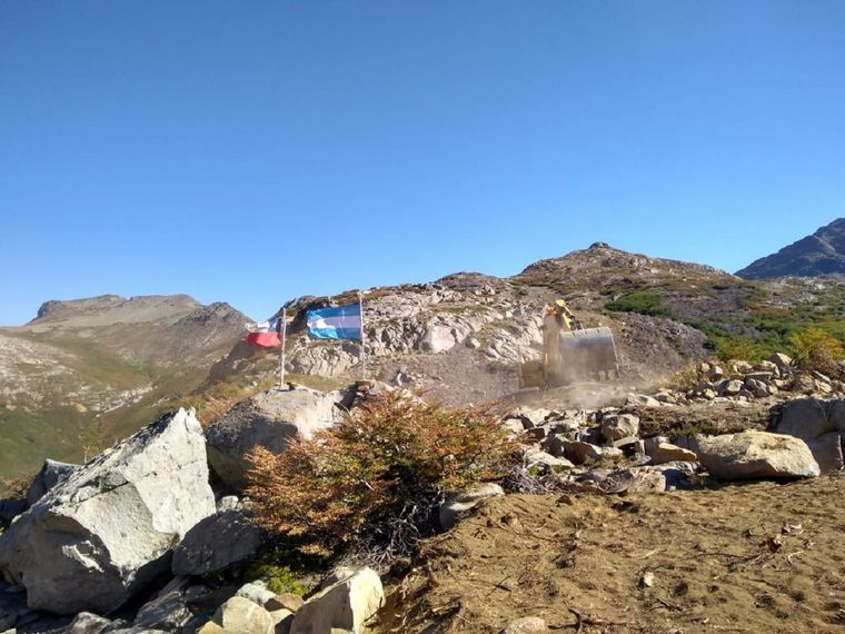 El paso Minas-Ñuble une a Neuquén con Chile Foto: Twitter @OmarGutierrezOk