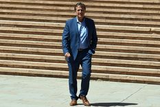 El gobernador Rodolfo Suárez habló con MDZ luego de votar Foto: ALF PONCE MERCADO / MDZ