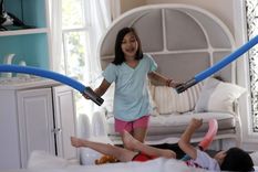 Juliet Daly, en su casa en Covington, EE.UU., el 30 de abril de 2020. Juliet Daly, en su casa en Covington, EE.UU., el 30 de abril de 2020.