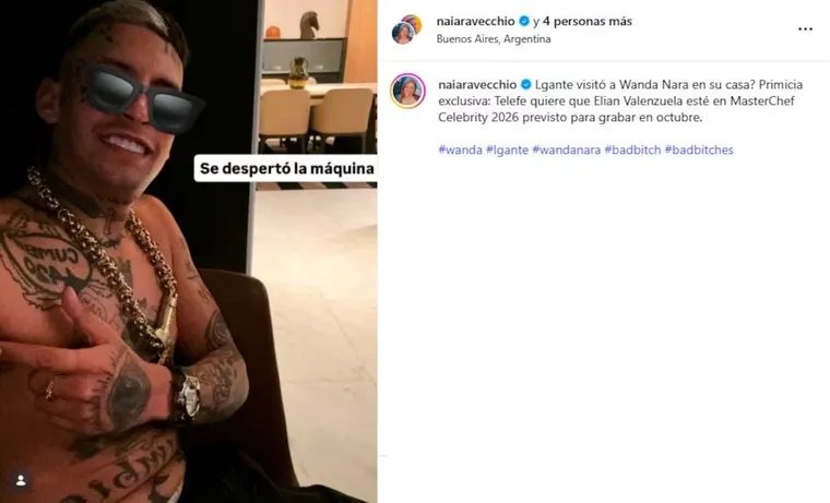 Naiara Vecchio en redes. Naiara Vecchio en redes.