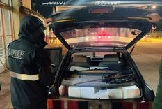 Lo que encontraron en el baúl los dejó sorprendidos. Foto: Aduana