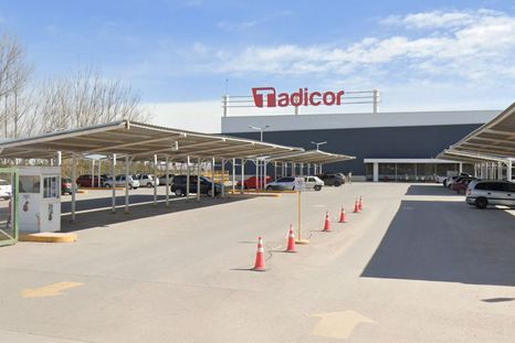 El hipermercado Tadicor se inundó en San Martín. El hipermercado Tadicor se inundó en San Martín.
