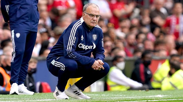 Marcelo Bielsa, DT del Leeds. Foto: DPA