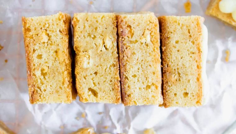 Cómo hacer brownies de queso.