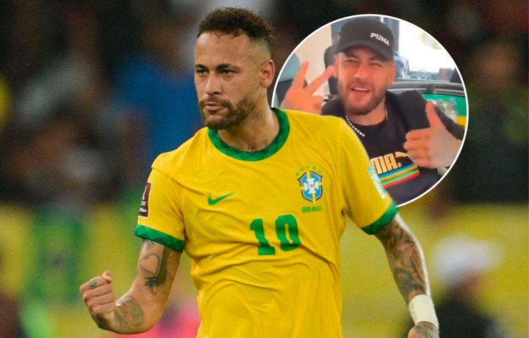 Neymar El brasileño, en medio de una polémica con la Selección por romper un pacto.