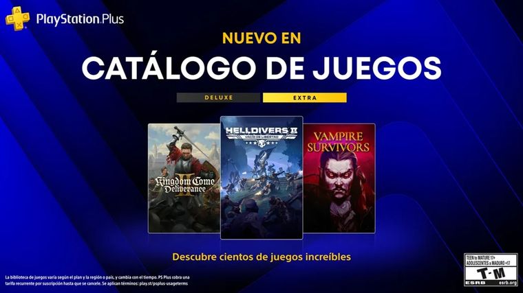 El catálogo de PlayStation Plus suma juegos destacados para PS5 y PS4, junto con clásicos recuperados de generaciones anteriores. El catálogo de PlayStation Plus suma juegos destacados para PS5 y PS4, junto con clásicos recuperados de generaciones anteriores.