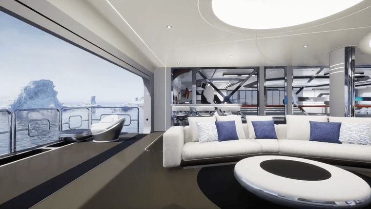El yate alberga a 36 pasajeros.