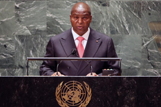 Faustin-Archange Touadéra, presidente de la República Centroafricana. Foto: EFE