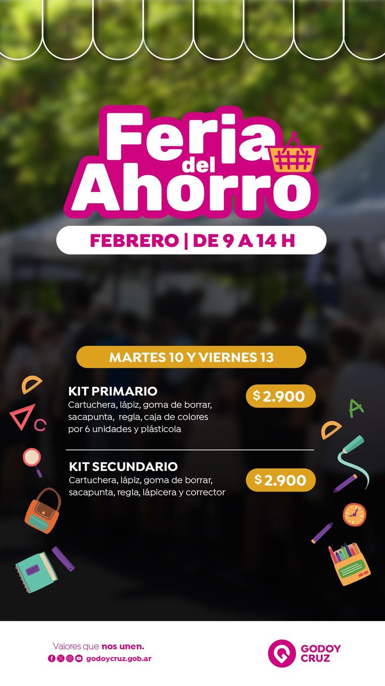 Godoy Cruz impulsa la economía familiar con la Feria del Ahorro. Godoy Cruz impulsa la economía familiar con la Feria del Ahorro.