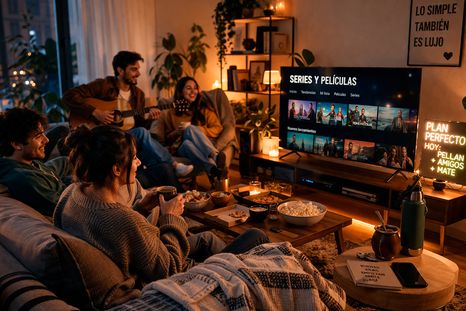 La tecnología como estilo de vida, en este caso, con videos de Youtube y de otras redes sociales Foto: imagen generada con AI. La tecnología como estilo de vida, en este caso, con videos de Youtube y de otras redes sociales Foto: imagen generada con AI.