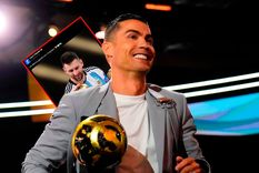 Las declaraciones de Ronaldo sobre la Ligue 1 fueron respondidas en redes sociales. Foto: Globe Soccer Awards y captura @Ligue1_ESP