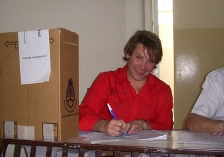 Gabriel Canci presidente, pero de mesa. Foto: Florencia Da Souza/MDZ