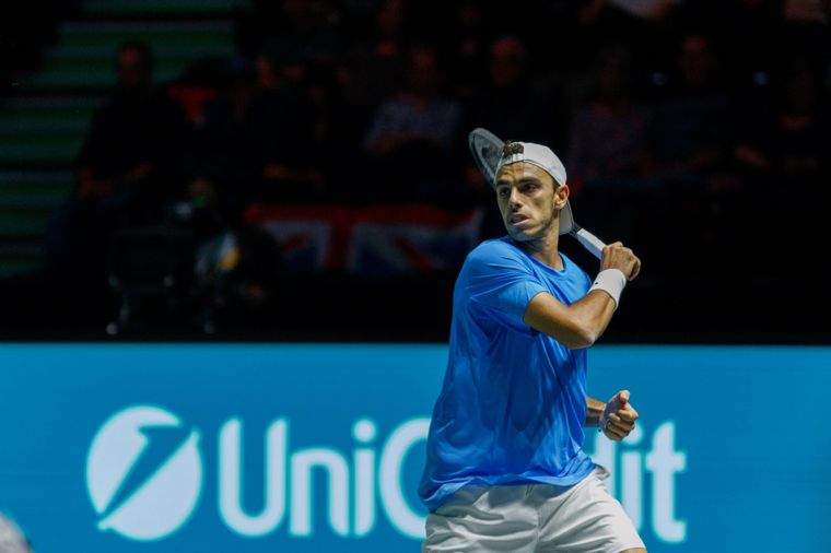Francisco Cerúndolo aseguró la victoria de Argentina. Foto: archivo