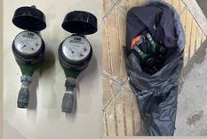 El joven quedó detenido y los medidores fueron recuperados Foto: Ministerio de Seguridad de Mendoza El joven quedó detenido y los medidores fueron recuperados Foto: Ministerio de Seguridad de Mendoza