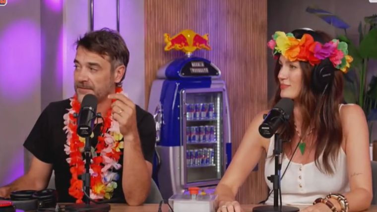 El set del programa Tapados de Laburo, escenario de la tensa situación. Foto: captrua de pantalla OLGA.