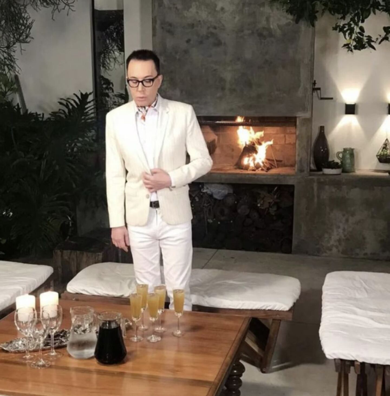 Marcelo Polino en su patio. Créditos: Instagram / marcelopolino Marcelo Polino en su patio. Créditos: Instagram / marcelopolino