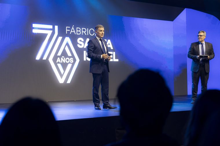 Pablo Sibilla, presidente de Renault Argentina, destacó el buen momento de la automotriz que, con 70 años de historia en el país, está realizando una inversión de US$350 millones. Foto: Prensa Renault