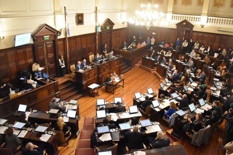La sesión de este miércoles en la Legislatura provincial. Foto: Prensa Legislatura de Mendoza