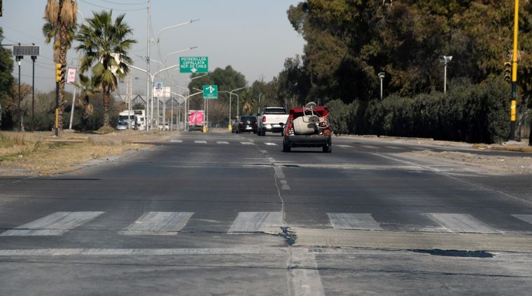 Volverán a cortar un tramo del Acceso Norte en Las Heras Foto: ALF PONCE MERCADO / MDZ