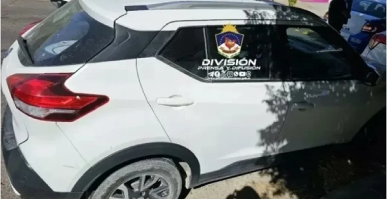 En ese vehículo estuvo encerrado el nene Foto: gentileza