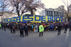 Boca tiene problemas para arribar a Mendoza, en donde compartirá hotel con Milei. Foto: Santiago Tagua MDZ